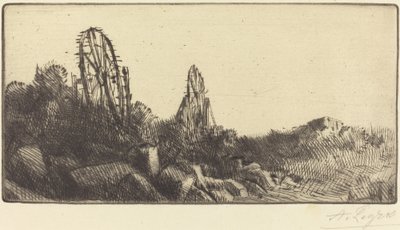 I vecchi campi di corsa a Montrouge da Alphonse Legros