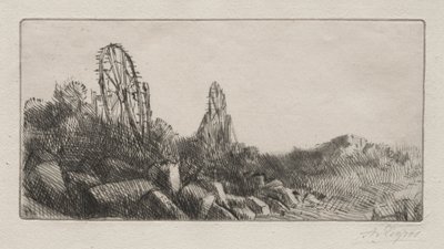 Le vecchie cave di pietra di Montrouge da Alphonse Legros