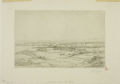 La pianura vicino al lago da Alphonse Legros
