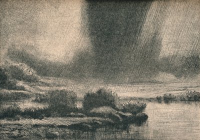 La tempesta, c1890 da Alphonse Legros