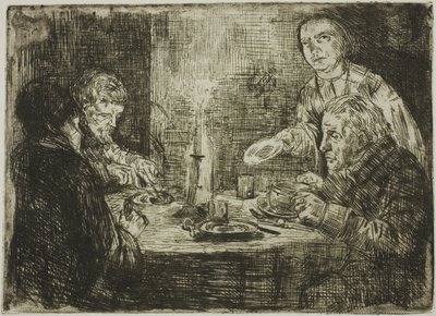 La cena da Alphonse Legros