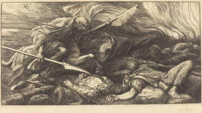 Il trionfo della morte: Dopo la battaglia da Alphonse Legros