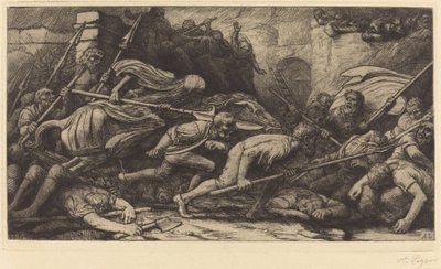 Il trionfo della morte: Battaglia da Alphonse Legros