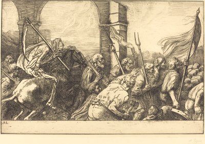 Il trionfo della morte: Partenza da Alphonse Legros