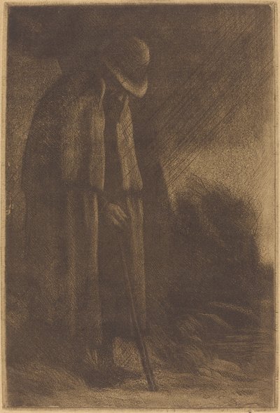 Viaggiatore al riparo da Alphonse Legros