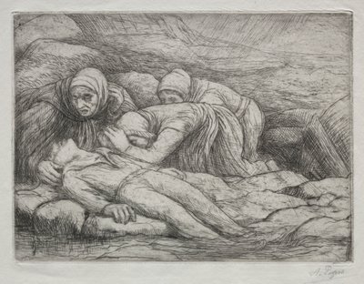 Trionfo della Morte: La Morte in una famiglia di marinai da Alphonse Legros