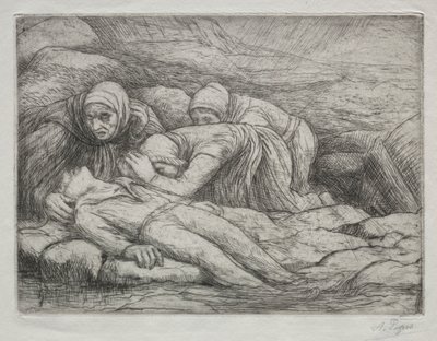 Trionfo della Morte: La Morte in una famiglia di marinai da Alphonse Legros