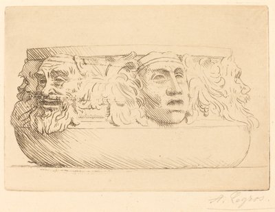 Vaso con grotteschi da Alphonse Legros