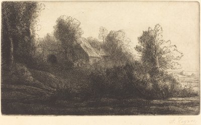 Vista di una fattoria, 2ª tavola La ferme de Bienheureux da Alphonse Legros