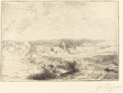 Villaggio di Wimille, vicino a Boulogne da Alphonse Legros