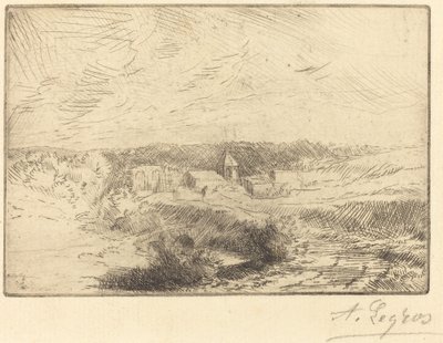 Villaggio di Wimille, vicino a Boulogne da Alphonse Legros