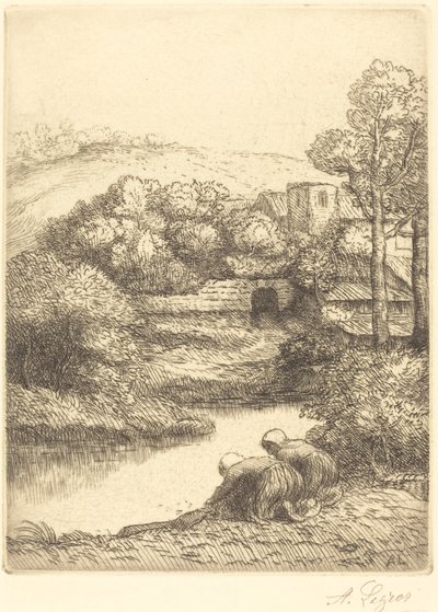 Lavatoio, detto Le lavandaie da Alphonse Legros