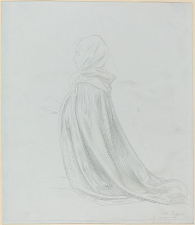 Donna in un Mantello da Alphonse Legros