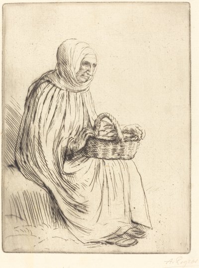 Donna del mercato da Alphonse Legros