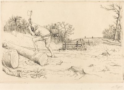 Taglialegna (Le bucheron) da Alphonse Legros