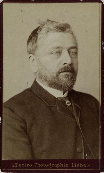 Ritratto di Gustave Eiffel 1832-1923, ca. 1886-1890 da Alphonse Liebert