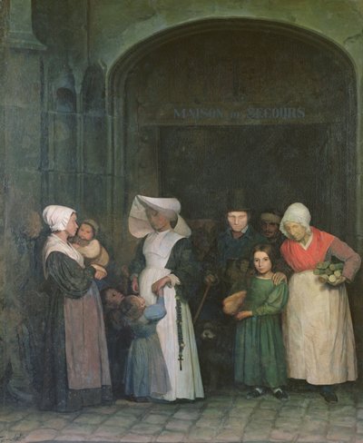 La casa del rifugio, c.1840 da Alphonse Louis Pierre Trimolet