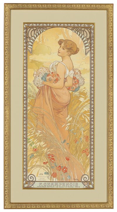 Le quattro stagioni: Estate da Alphonse Mucha