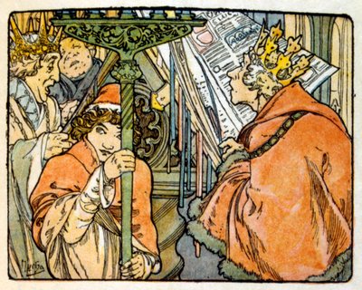 Illustrazione di Alphonse Mucha da "Clio" un