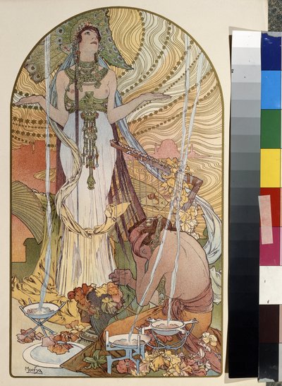 Illustrazione di Salambò di Gustave Flaubert da Alphonse Marie Mucha