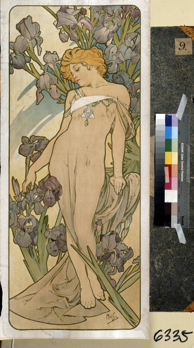 Iris da Alphonse Marie Mucha