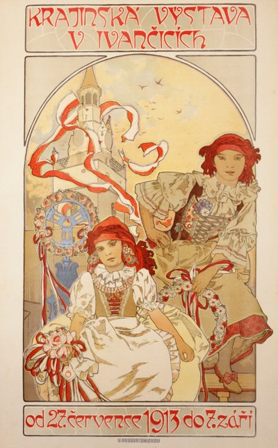 Krajinska Vystava V Ivancicich, 1913 da Alphonse Mucha