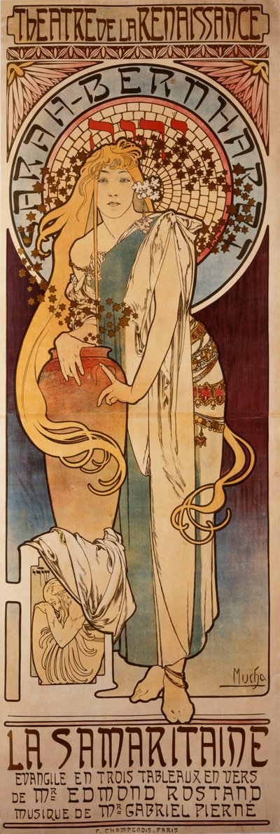 La Samaritaine, 1897 da Alphonse Mucha