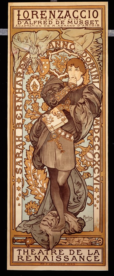 Lorenzaccio, 1896 da Alphonse Mucha
