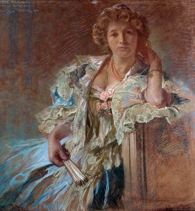 Ritratto di Berthe Lalande da Alphonse Mucha