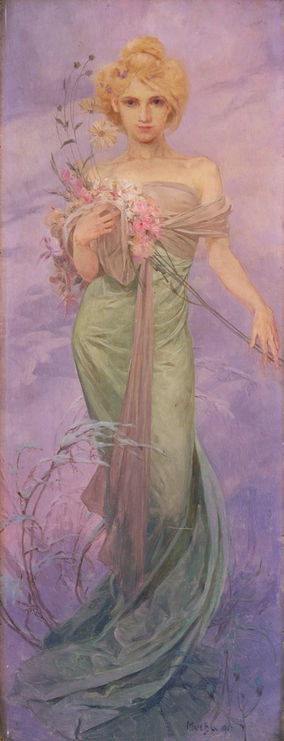Primavera da Alphonse Mucha