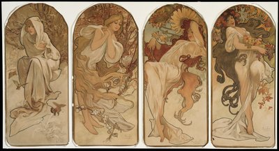 Le Stagioni da Alphonse Marie Mucha