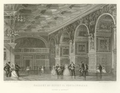 Galleria di Enrico II, Fontainebleau da Alphonse Marie de Neuville