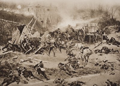 La battaglia di Champigny, 30 novembre 1870, illustrazione da 