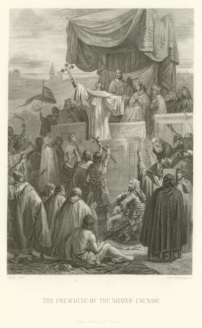 La predicazione della Seconda Crociata da Alphonse Marie de Neuville