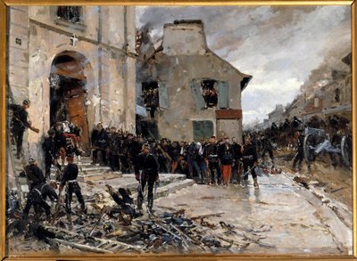 La battaglia di Le Bourget, 30/10/1870 da Alphonse Marie de Neuville