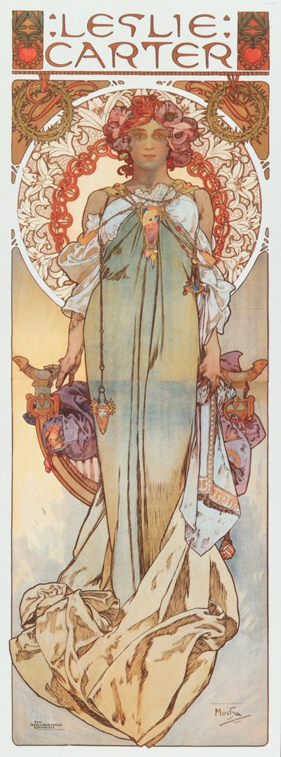 Illustrazione pubblicitaria di Alphonse Mucha che rappresenta l
