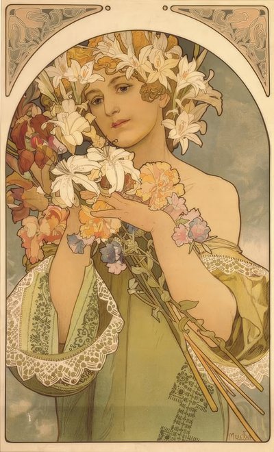 Fiori da Alphonse Mucha
