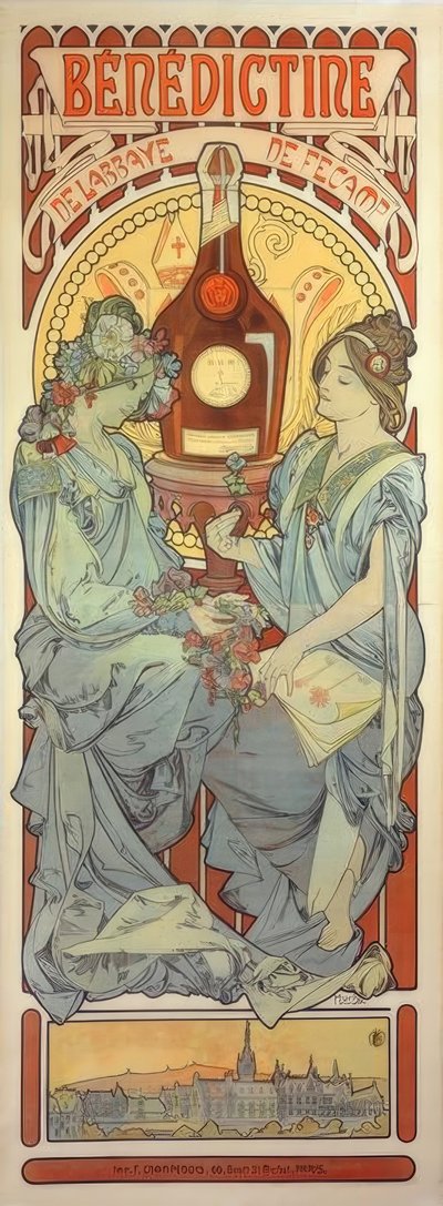 Benedettina da Alphonse Mucha