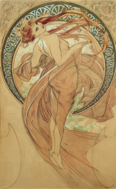 La danza da Alphonse Mucha