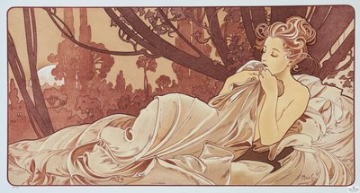 Crepuscolo da Alphonse Mucha