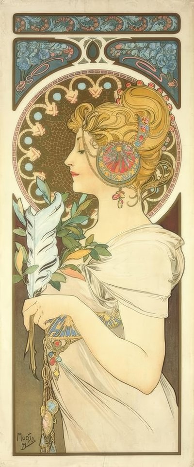Piuma da Alphonse Mucha