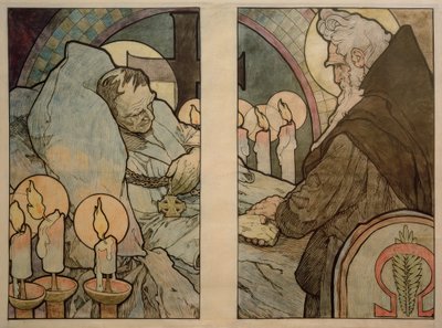Finestra di San Vito a Praga, Cartone 1931 da Alphonse Mucha