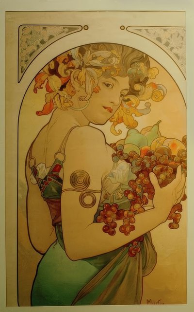Frutta da Alphonse Mucha