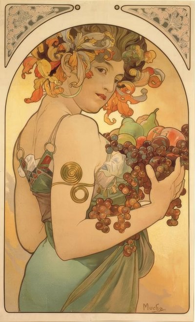 Frutti da Alphonse Mucha