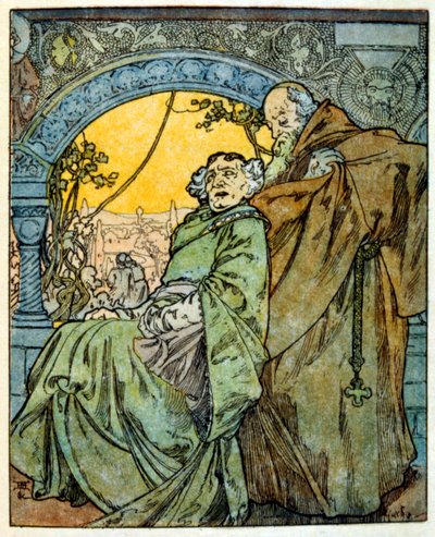 Illustrazione di Alphonse Mucha da "Clio" un