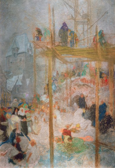 Johann Militsch von Kremsier (Studio per trittico di A. Mucha) da Alphonse Mucha