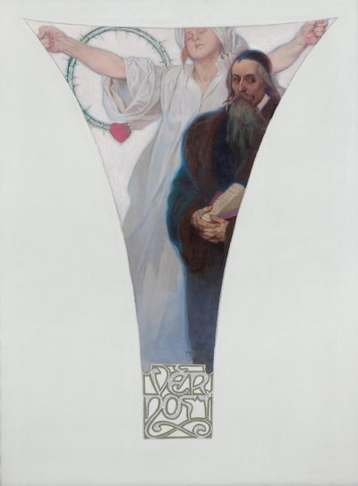 John Amos Comenius, 1911 da Alphonse Mucha