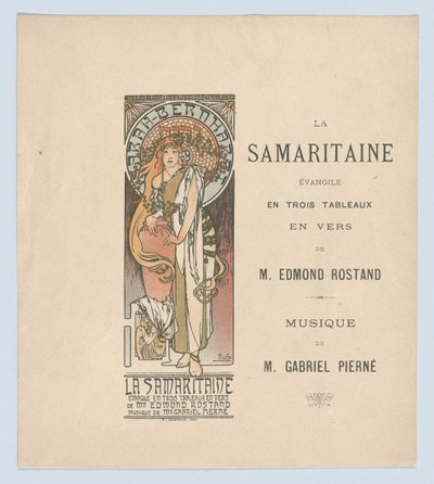 La Samaritana, 1897 da Alphonse Mucha