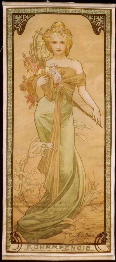 La primavera da Alphonse Mucha
