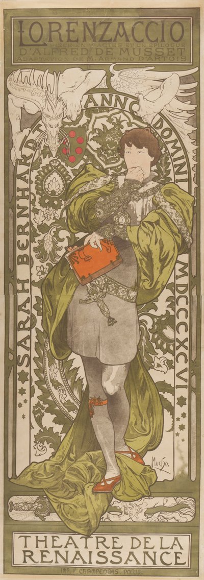 Lorenzaccio da Alphonse Mucha